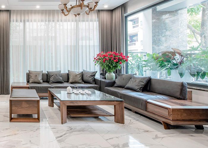 Bí kíp chọn sofa hoàn hảo cho phòng khách lớn | Nội thất phòng khách Phú Quốc